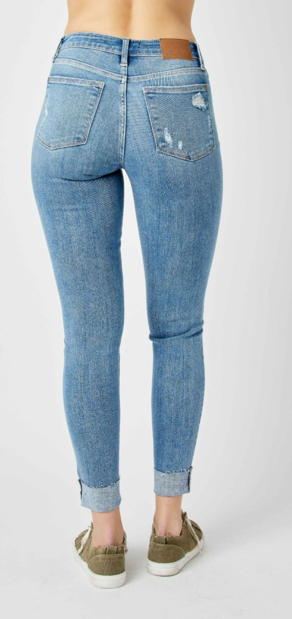 Judy Blue Mid Rise Cuff