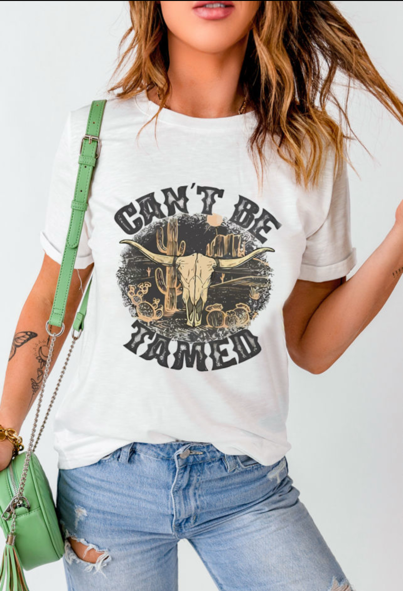 Western Steer Head Tshirt