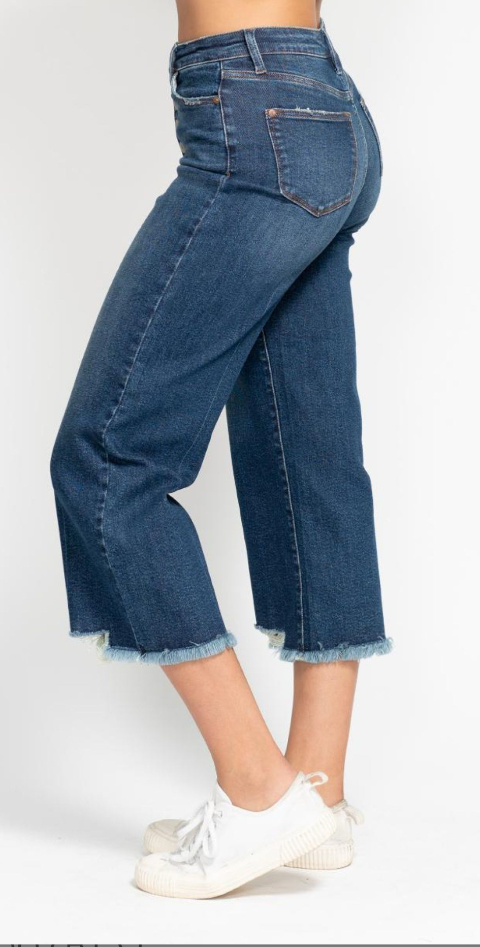 Judy Blue Hem Wide Crop